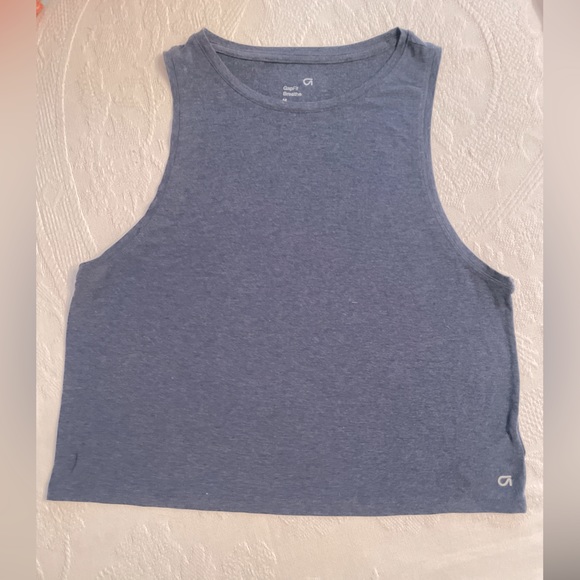 GAP Fit Blue Muscle Tank Size Medium - Picture 1 of 7